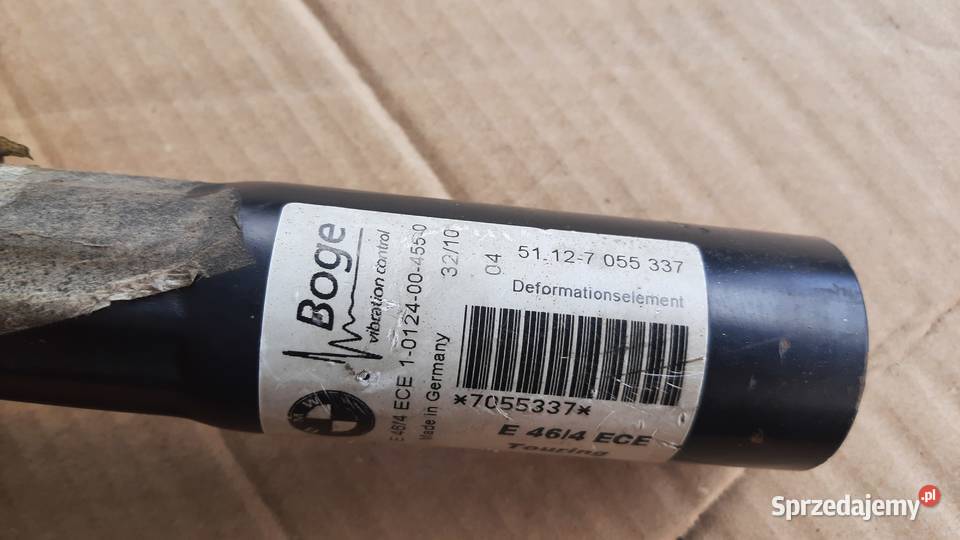 strefa zgniotu lewy tył BMW e46 7055337 oryginał Części samochodowe dolnośląskie Dębno
