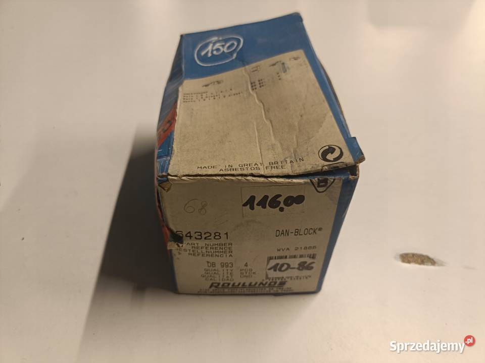 KLOCKI HAMULCOWE VW Polo III PRZEDNIE przód lubelskie Rudka