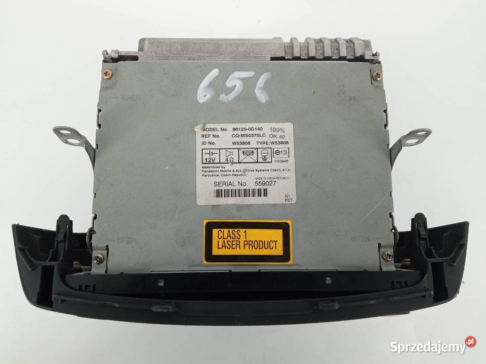 RADIO PŁYT CD LIFT 861200D140 Toyota Yaris I osobowe