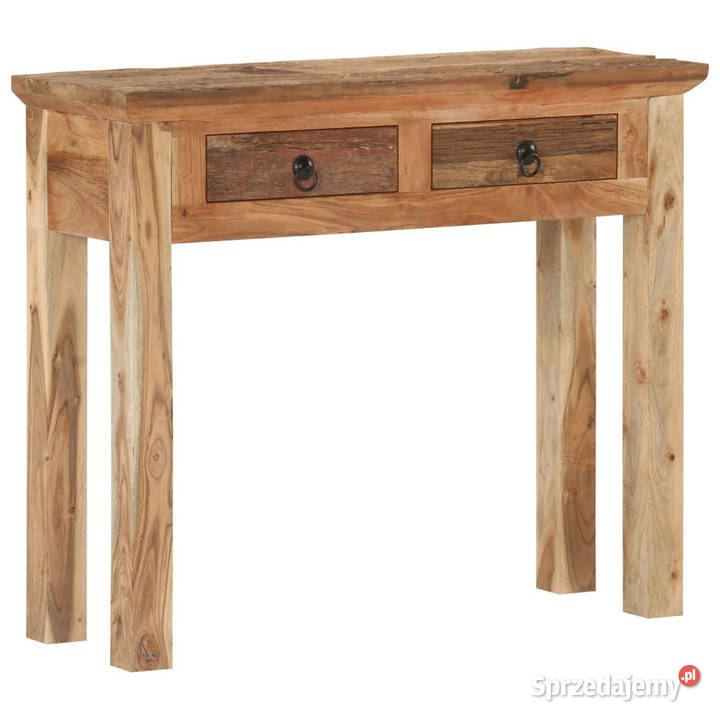 Stolik konsola 905x30x75 drewno akacjowe i sprzedam