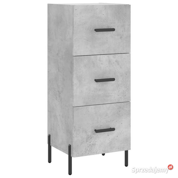 Szafka szarość betonu 345x34x90 materiał mazowieckie Warszawa