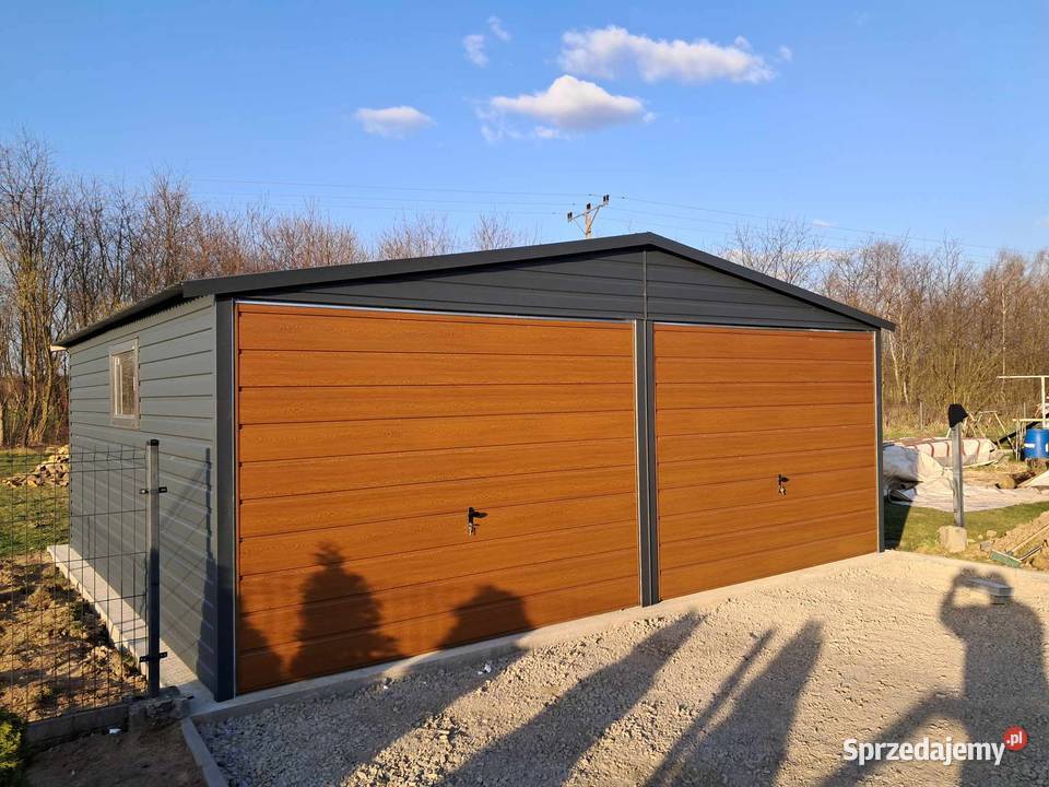 Garaż blaszany PREMIUM Konstrukcja OCYNK Rybnik