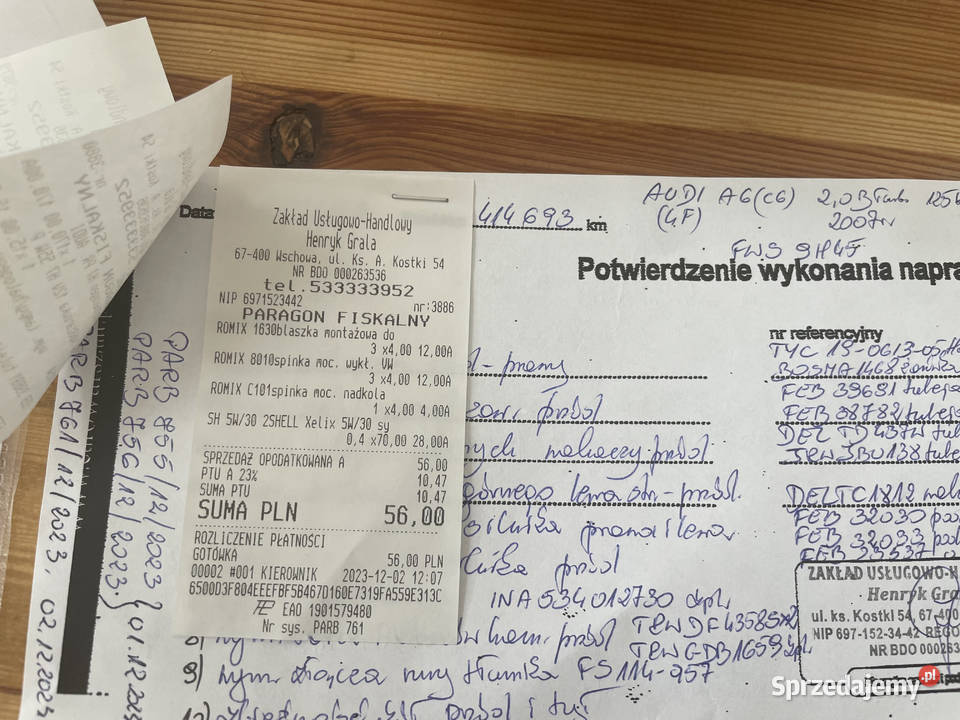 AUDI A6C6 2007 20T FSI AUTOMAT relingi dachowe Poznań