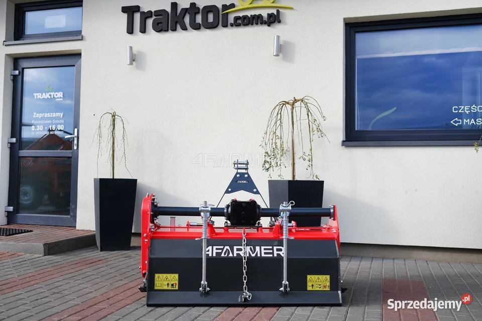 Glebogryzarka ciężka TMK 120 4FARMER czerwona nieuszkodzony