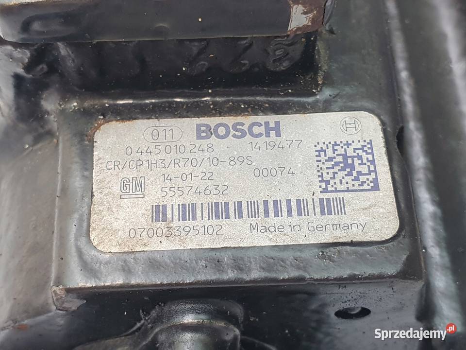 POMPA WTRYSKOWA Opel Insignia A 20CDTI Bosch