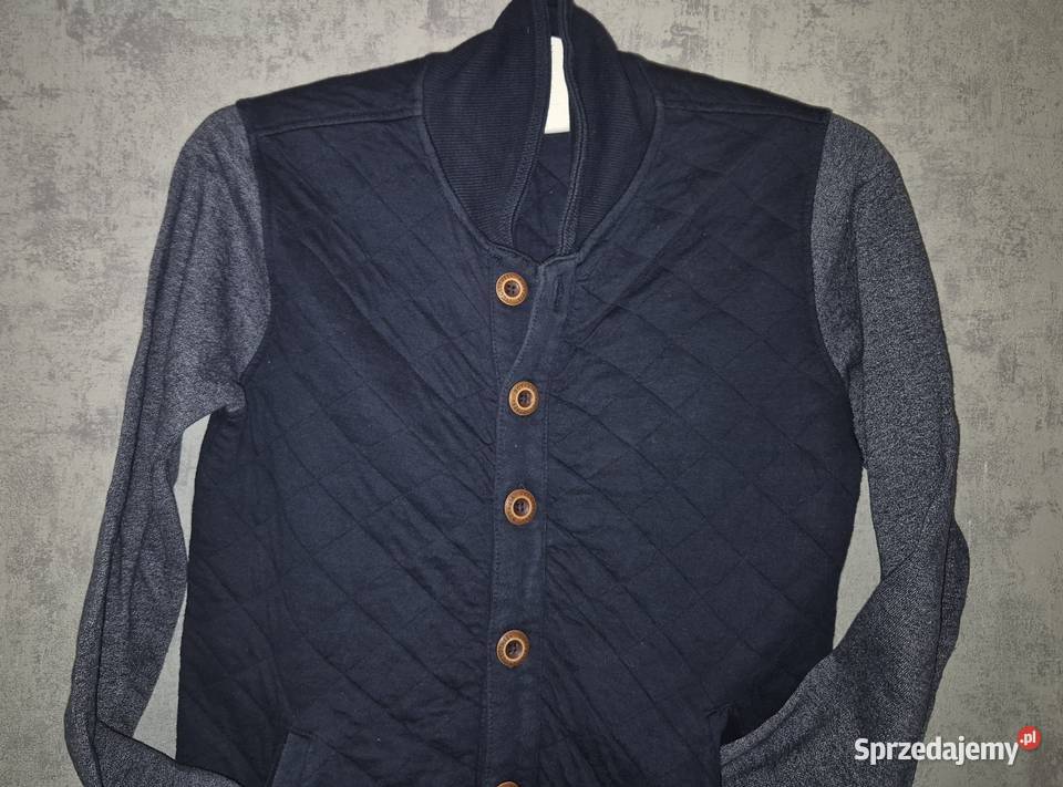 Bluza chłopiec granat guziki 152 Łódź