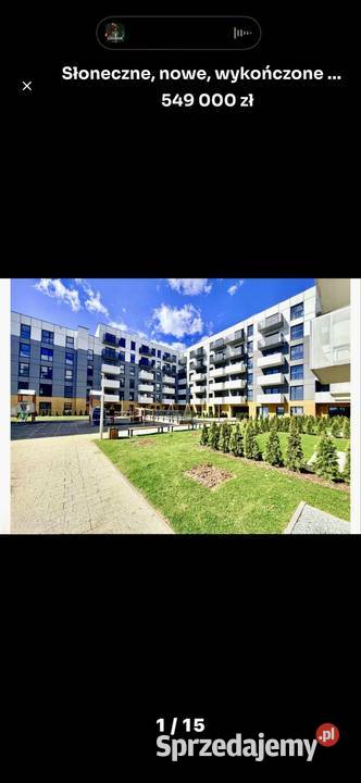 Słonecznenowe wykończone pod klucz z miejscem w apartamentowiec Sosnowiec