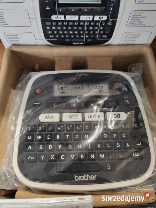 Etykieciarka Brother PTouch PTD200 śląskie Katowice sprzedam