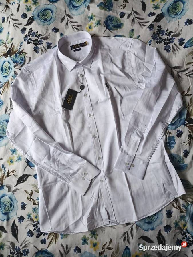 Koszula męska Ralph Lauren biała rozmiar XXL Odzież wyjściowa podlaskie Białystok