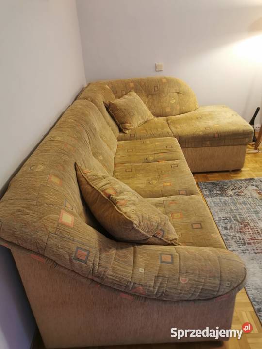 Narożnik z funkcją spania i chowania pościeli z 40cm Wrocław