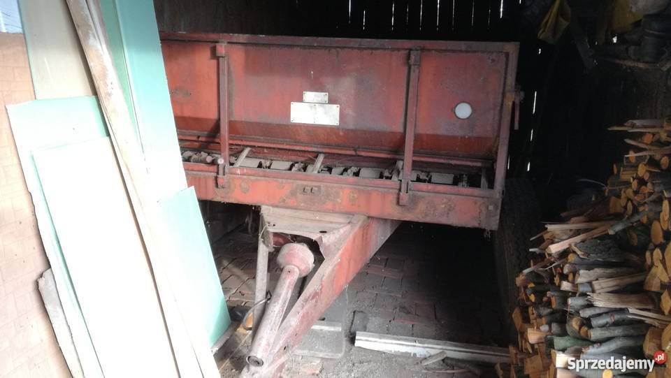 Rozrzutnik rosyjski ruski jednoosiowy 4t PTU4 Białkowice