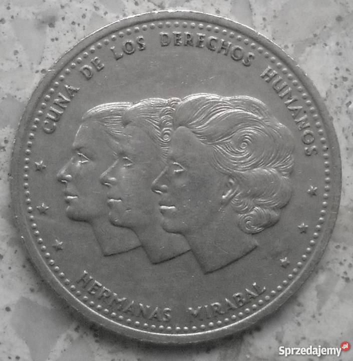 DOMINIKANA25 CENTAVOS1987 r HERMANASMIRABAL Legionowo