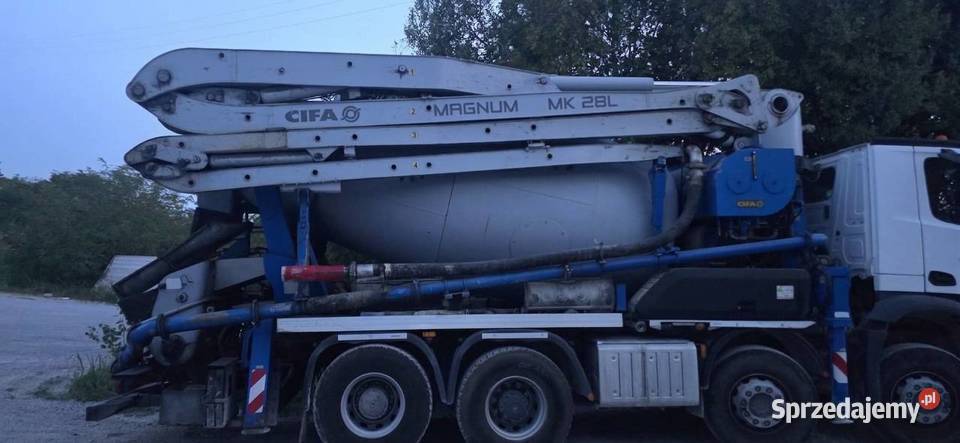 Gruszkopompa Mercedes 4141 zab CIFA 28mb śląskie Katowice