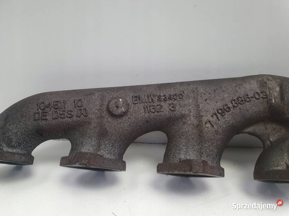 KOLEKTOR WYDECHOWY BMW E60 E61 30 D 7796886 Kolektory wydechowe Rudka