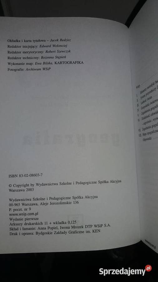 geografia matura unikaty antykwariaty Warszawa Antykwariat sprzedam