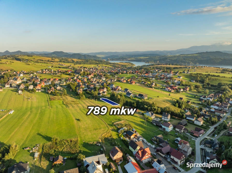 Działka budowlana kluszkowce zdrojowa 787 m mpzp budowlana sprzedam