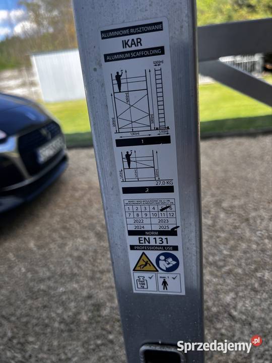 Rusztowanie aluminiowe profesjonalne przegubowe Częstochowa