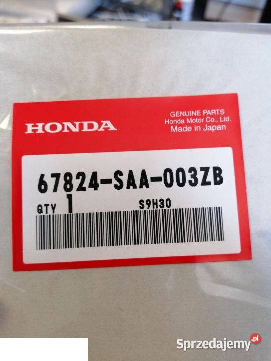 Honda jazz 0208 okleina drzwi prawy przód nowe Kozubszczyzna