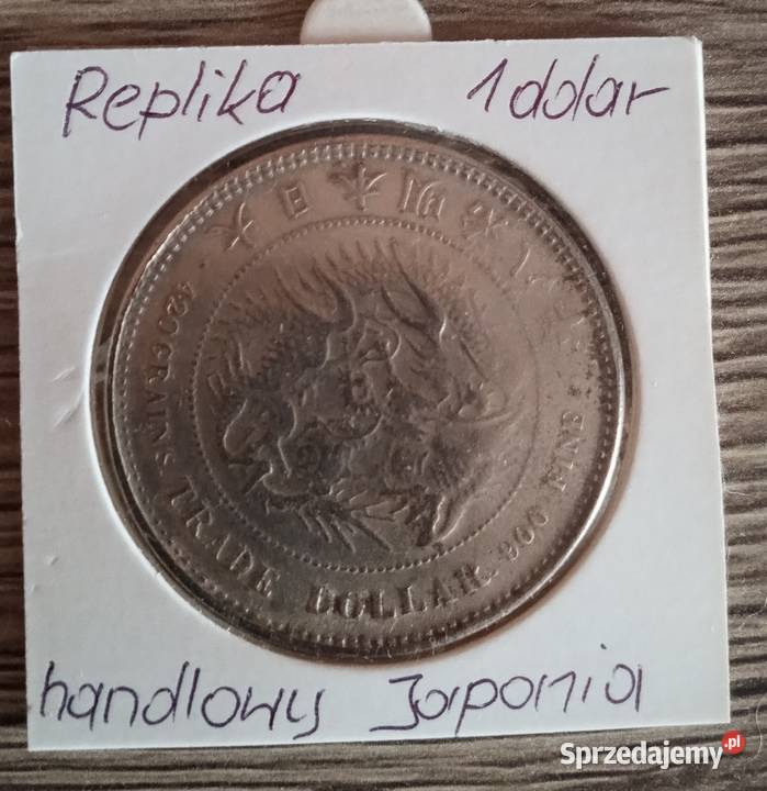 kopia moneta trade dollar z 1875 roku Numizmatyka Stalowa Wola sprzedam