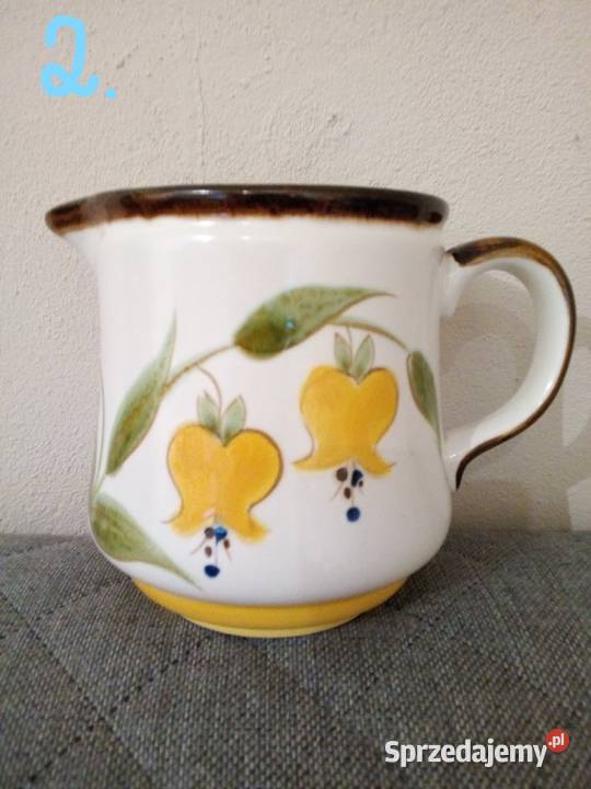 Stare piękne naczynia ceramiczne śląskie Częstochowa