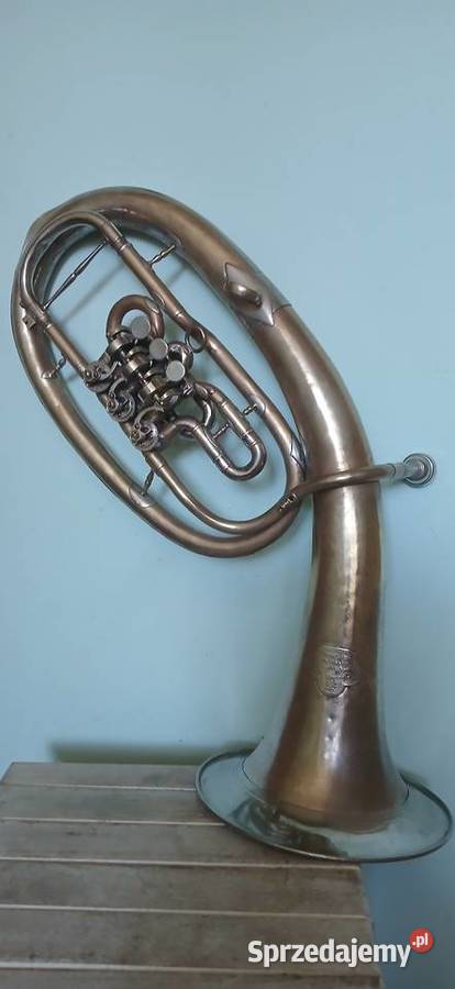 Mosiężna trąbka Kultura i Rozrywka Kraków