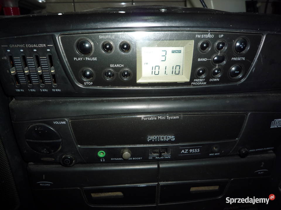 wieża miniwieża radio philips az 9555 Wieże i miniwieże Chmiel