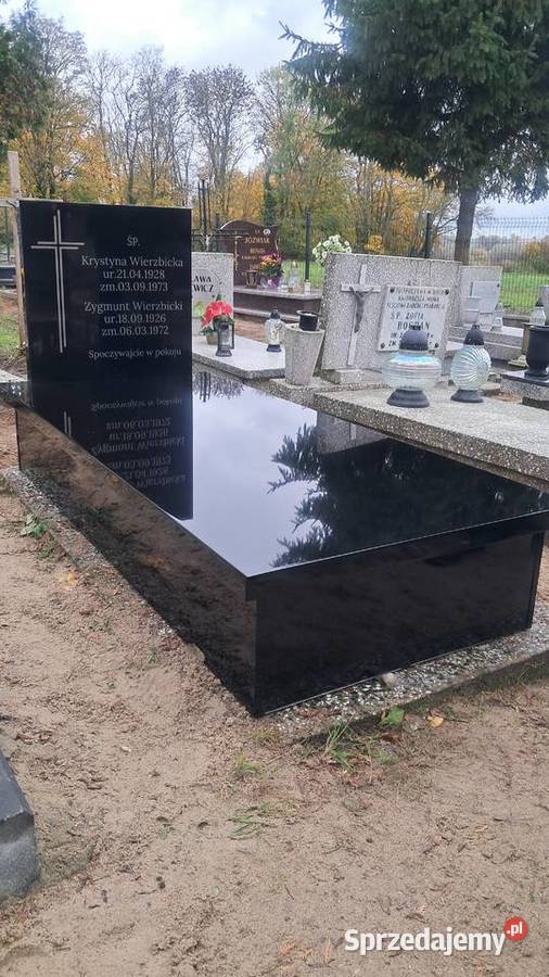 NAGROBKI POMNIKI Z KOMPOZYTU Pozostałe Nowe Grodziczno sprzedam