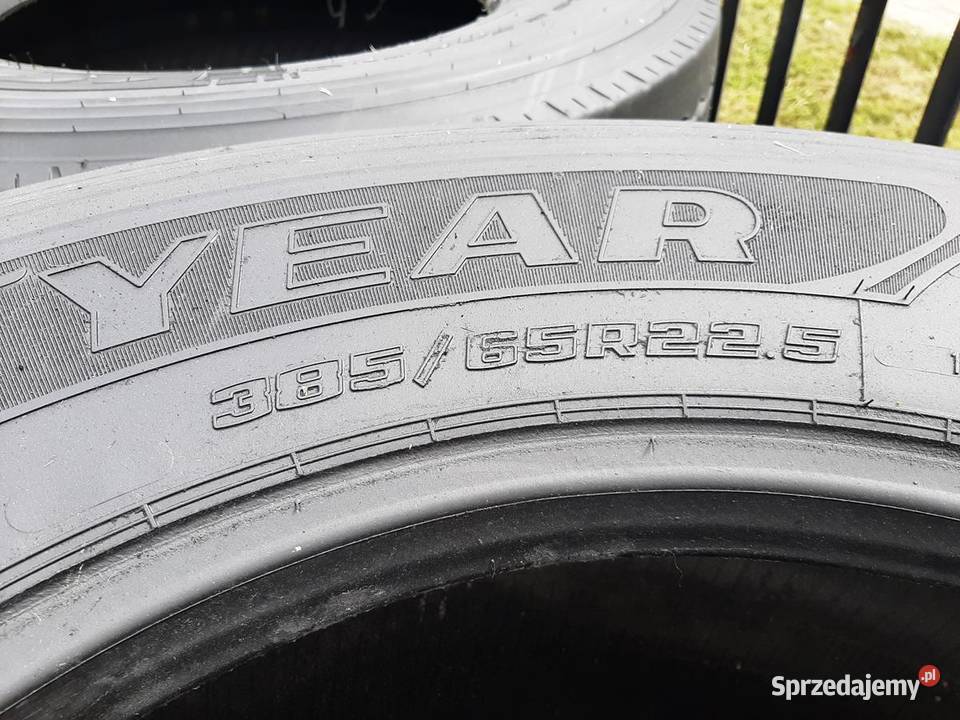 4x Opona używana ciężarowa 38565R225 GOODYEAR sprzedam