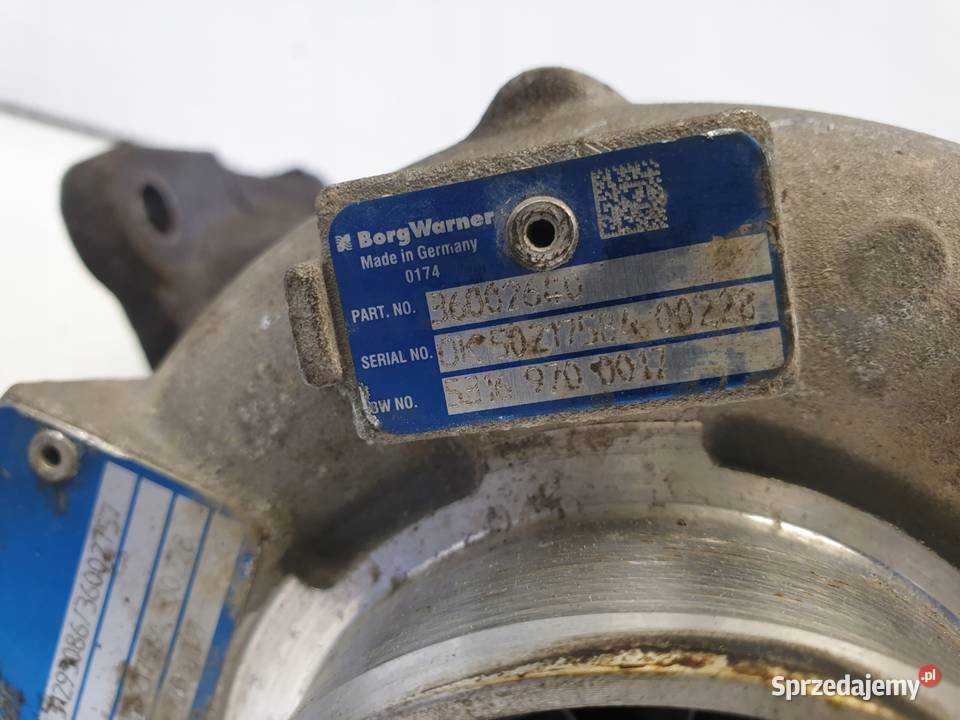 TURBOSPRĘŻARKA Volvo S60 II 24 D5 turbo 36002640 lubelskie Chełm