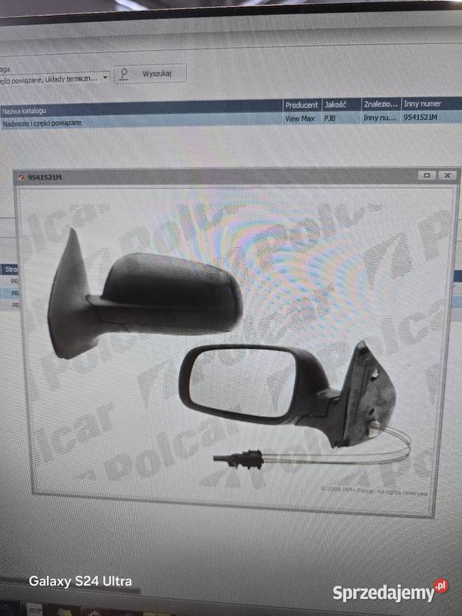 Lusterko prawe manualne Golf 4 Bora Lusterka zewnętrzne Części samochodowe pomorskie Bytów