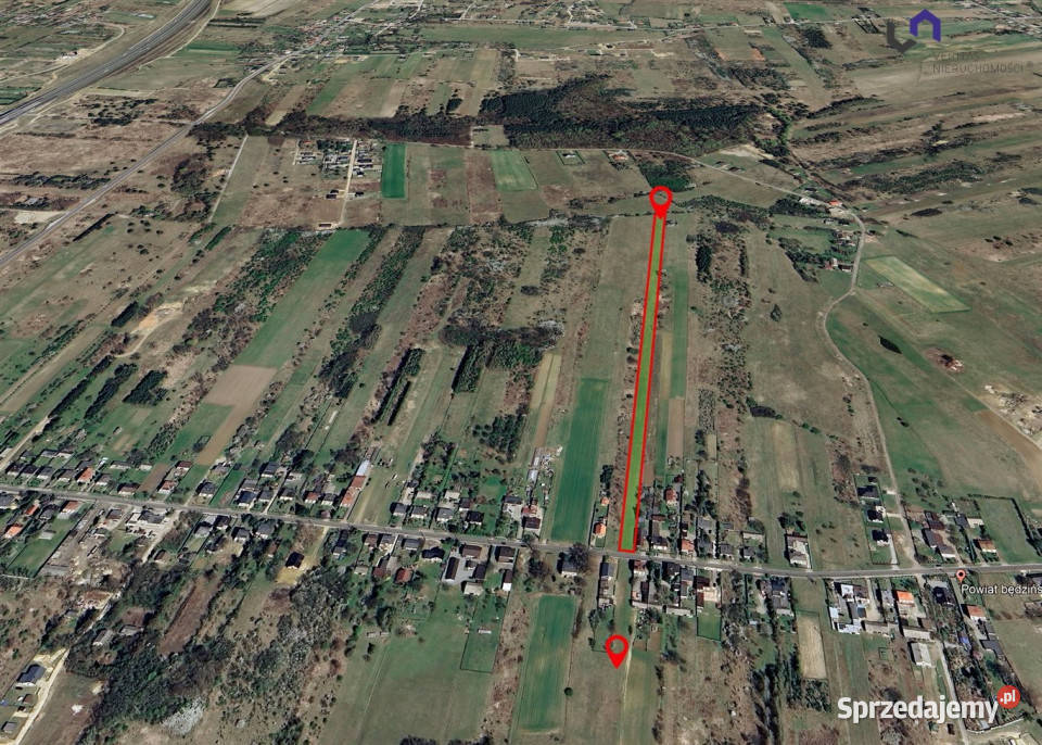 Sprzedam grunt 9729m2 Siemonia Kościuszki
