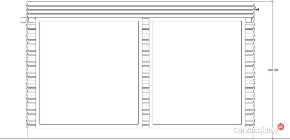 Sauna ogrodowa Xavier XL 435 x 250 Bielsko-Biała