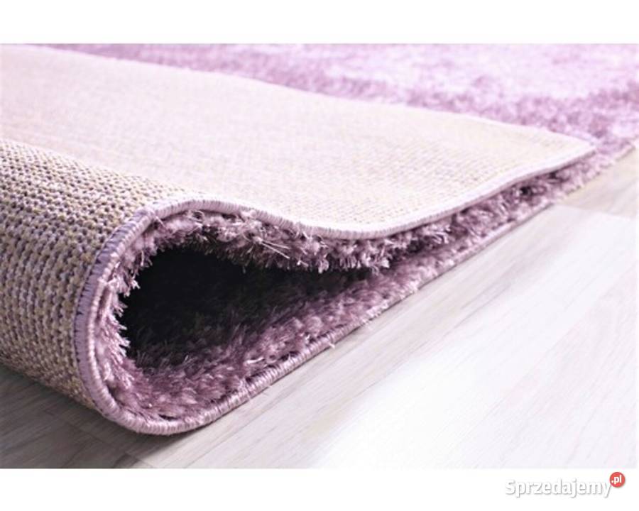 OUTLET Dywan shaggy GLAMOUR nabłyszczany lila 2.3m