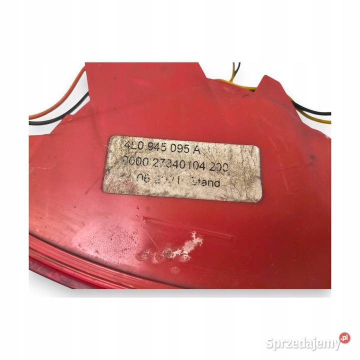 LAMPA LEWA Audi Q7 200615r tylna tył dół lewa Lampy tylne Lampy tylne sprzedam