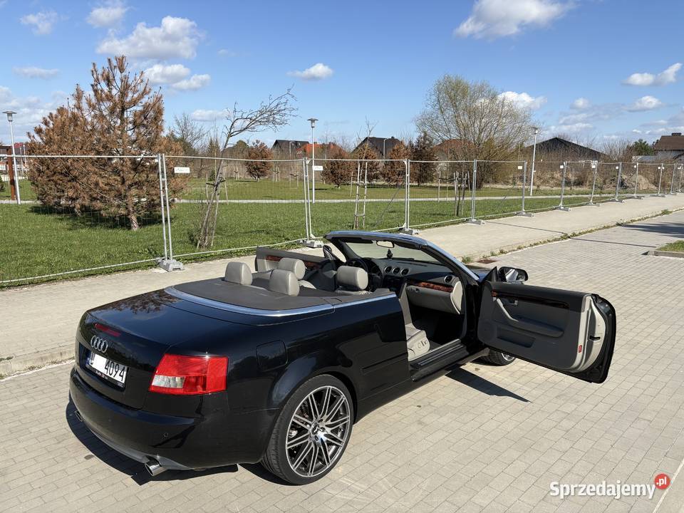 Audi A4 cabrio 30 benzyna V6 2002 skóra klima czujnik deszczu Jelcz-Laskowice