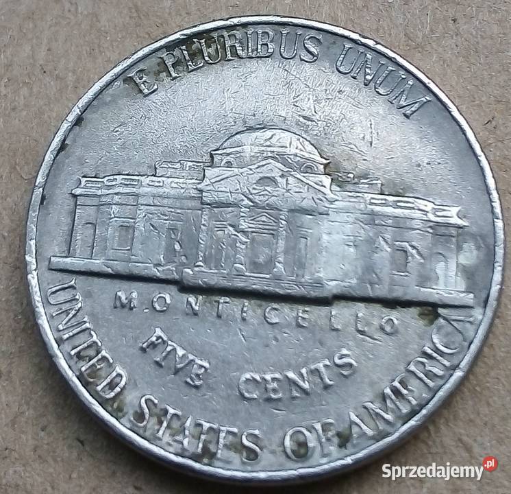 USA5 CENTS1989 rP mazowieckie Legionowo sprzedam