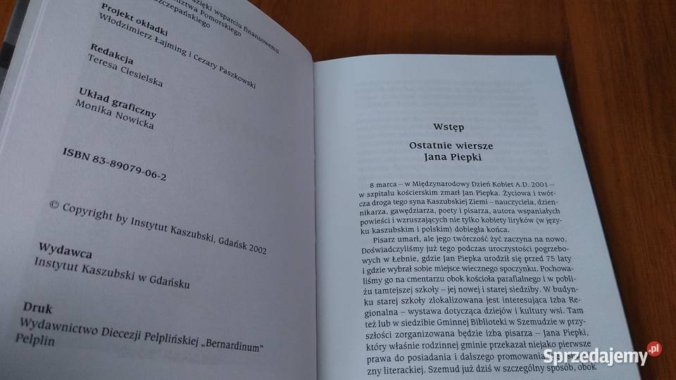 Spiewa i lza Jan Piepka nazwa Staszków Jan Gdańsk sprzedam