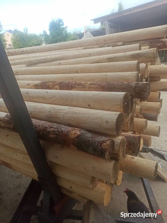Słupki niedotoczone fi 8 6 Kolbuszowa sprzedam