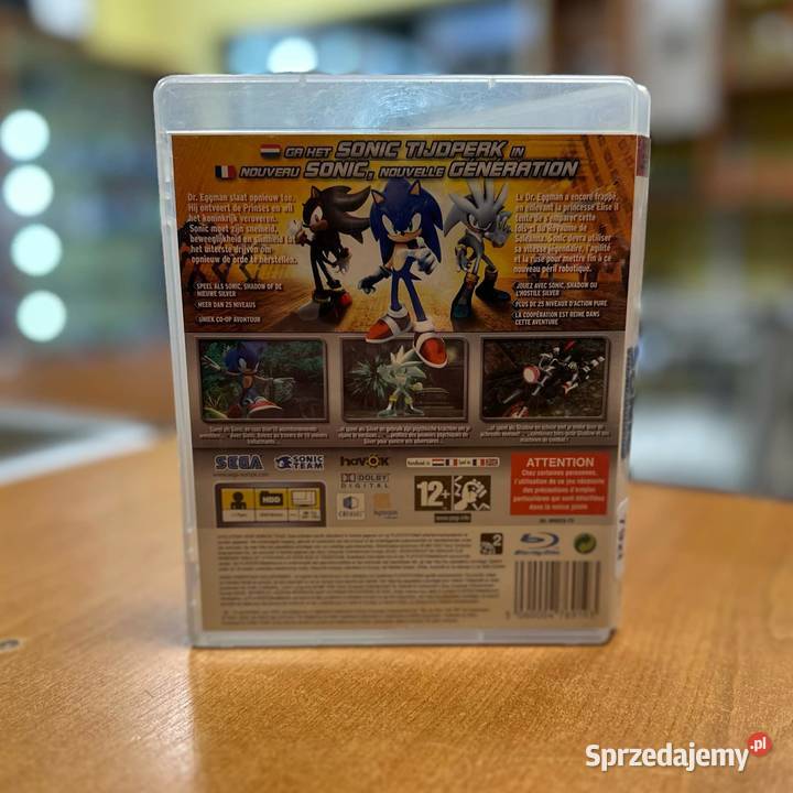 Gra na 3 Sonic The Hedgehog Gry komputerowe i konsolowe sprzedam