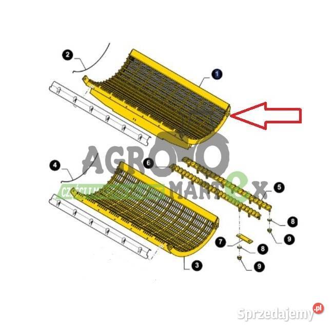 84073084 47798097 KLEPISKO ZBOŻOWE CX CNH Wichrów