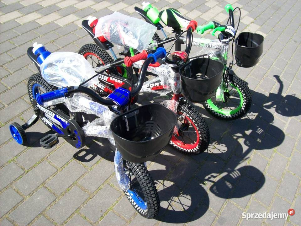 Rowerek 12 niebiesko zielony czerwony bmx Głogowa