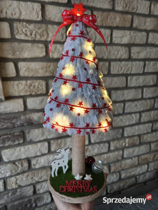 Choinka święta dekoracja rękodzieło