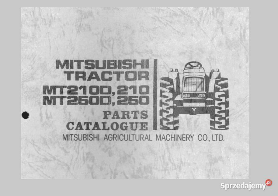 Mitsubishi MT 2100 210 2500 250 katalog części
