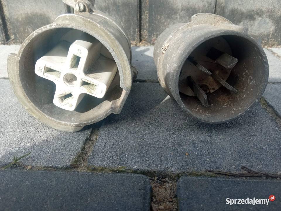 Wtyczka aluminiowa 32 a 500 w siłowa gniazdo i Nowy Tomyśl sprzedam