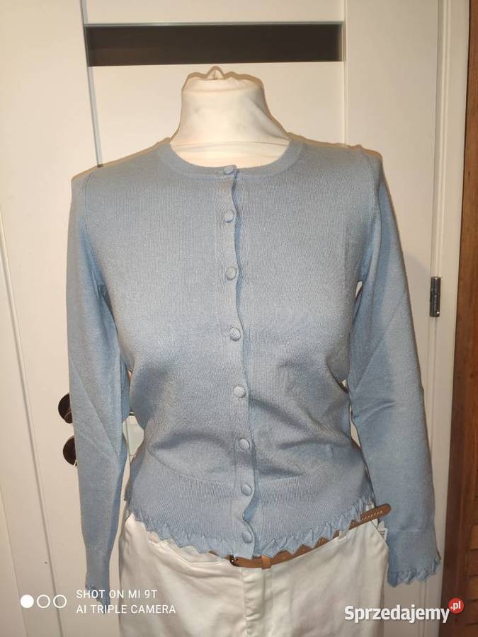 NOWY dopasowany kardigan z guzikami Warszawa