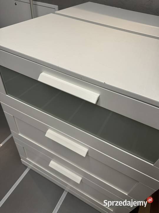 Komoda Ikea brimnes biała trzy szuflady Gdynia