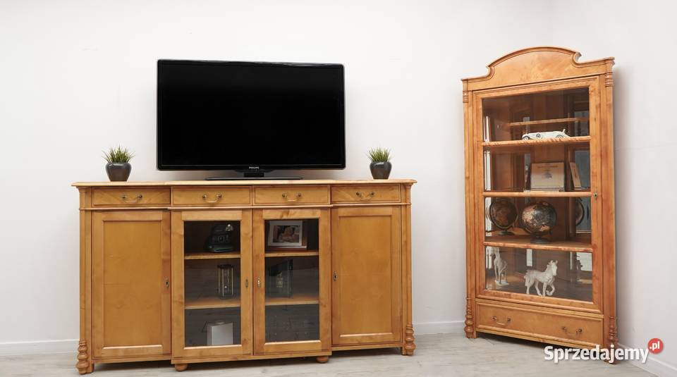 Stylowa witryna narożna BIEDERMEIER renowacji Jerka sprzedam