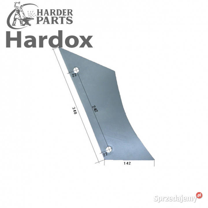 Pierś HARDOX 173476P EH8 części do pługa Części zamienne Suwałki