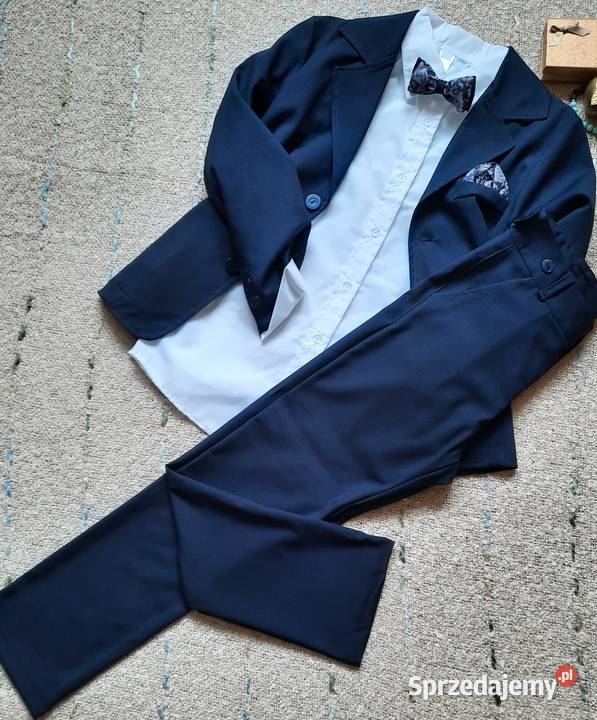 Garnitur granatowy 4czesciowy chłopca lubelskie Lublin