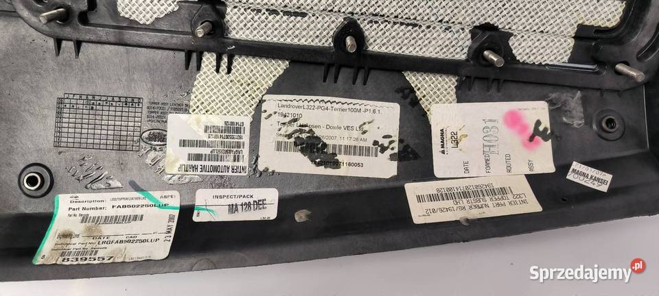 DESKA KOKPIT LAND ROVER RANGE ROVER VOGUE L322 osobowe Lipno